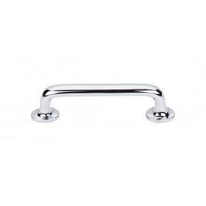 Top Knobs M1988 Aspen II Rounded Pull 4 Inch Polished Chrome